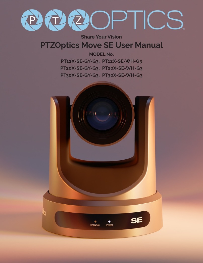 PTZOptics PT12X-SE-GY-G3 User manual PTZOptics PT12X-SE-GY-G3 User manual