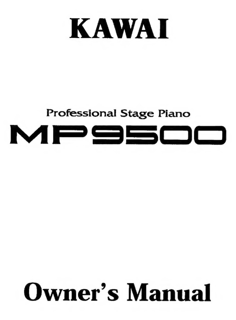 Kawai MP9500 owner's manual