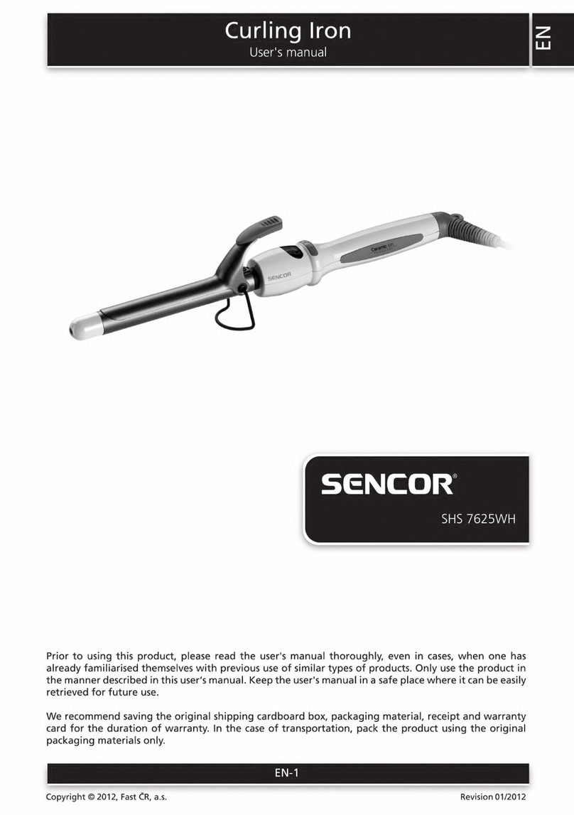 Sencor SHS 7625WH user manual