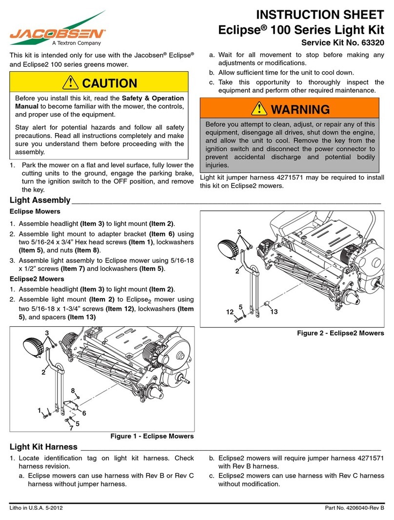Textron JACOBSEN Eclipse 100 Series User manual