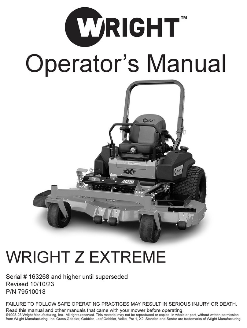 WRIGHT Z EXTREME Operator's manual