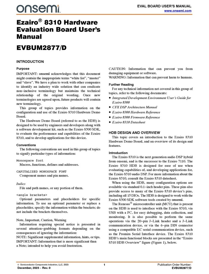 onsemi Ezairo 8310 user manual