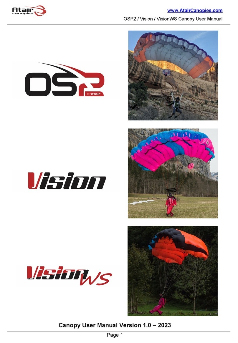 Atair Canopies OSP2 Vision user manual