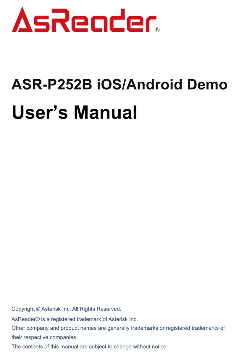 AsReader ASR-P252B user manual