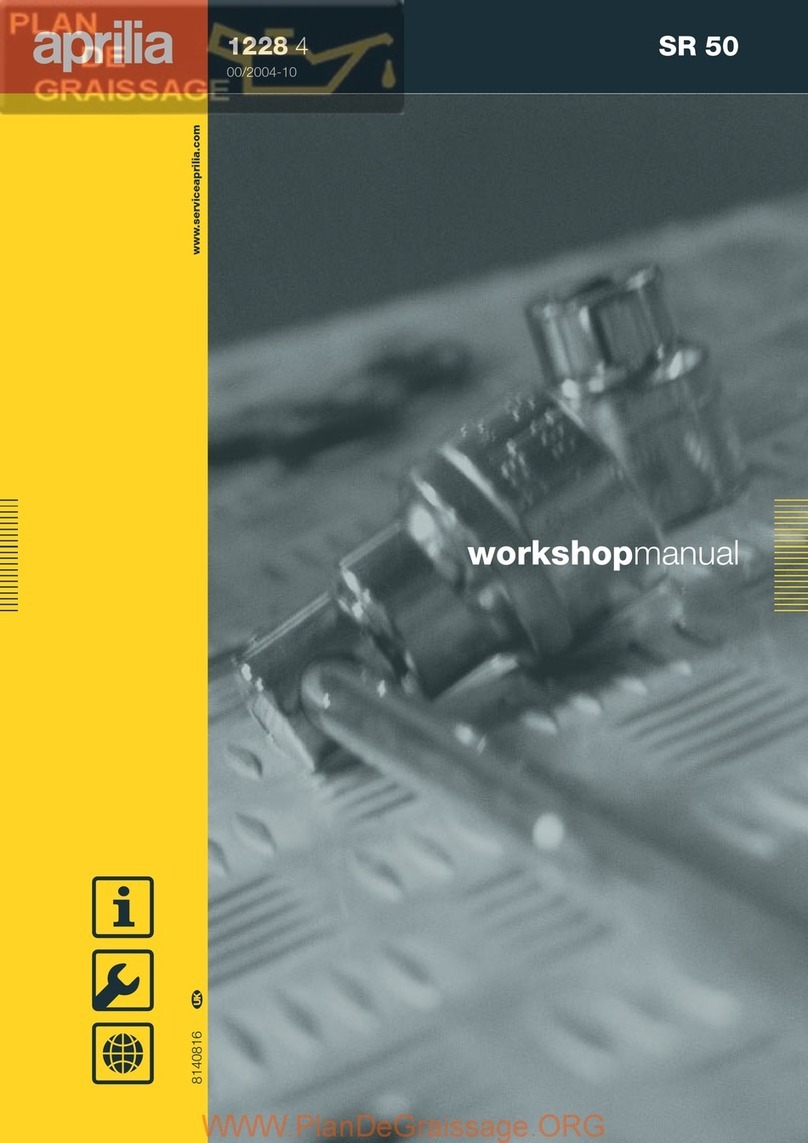 APRILIA SR 50 - BROCHURE 2009 Workshop manual