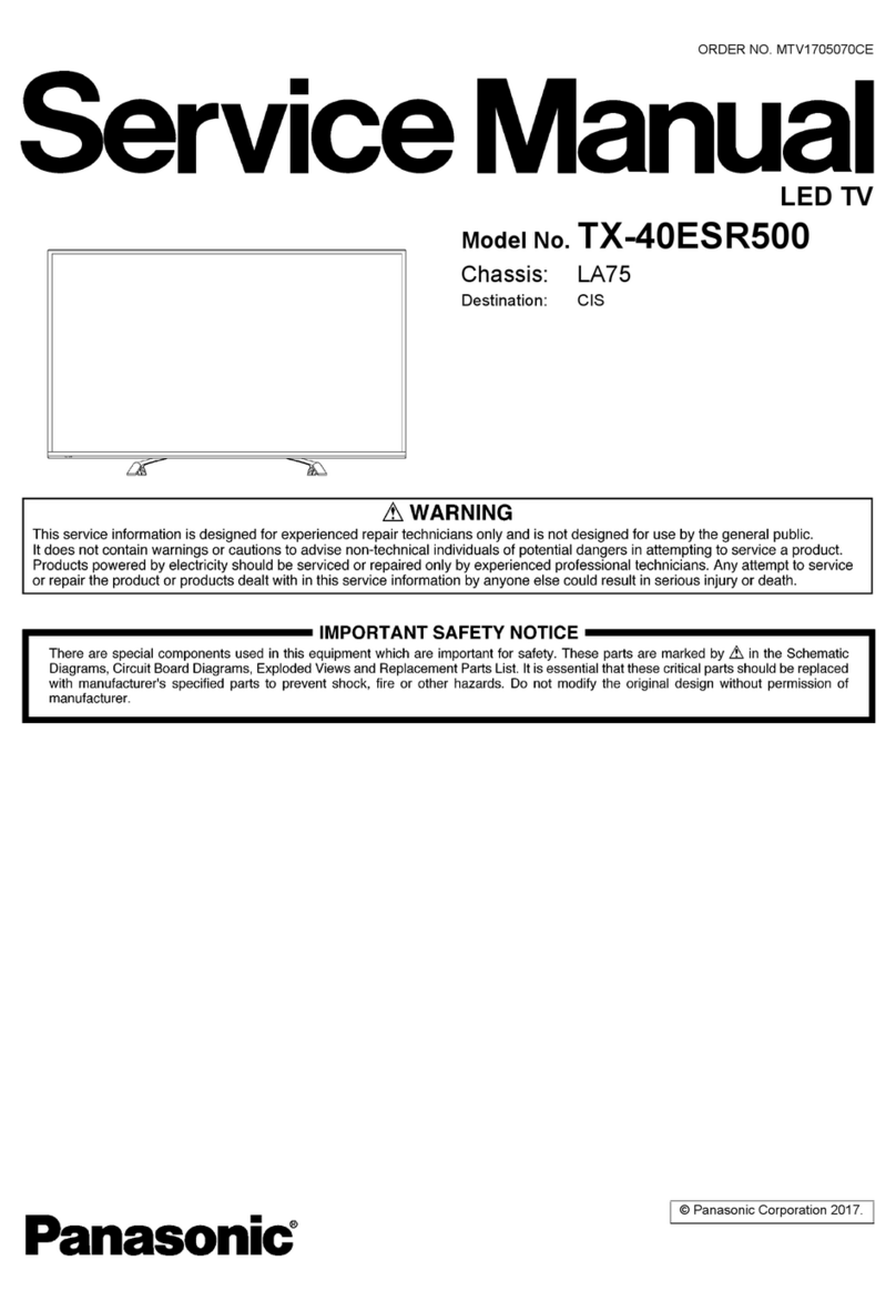 Panasonic TX-40ESR500 User manual