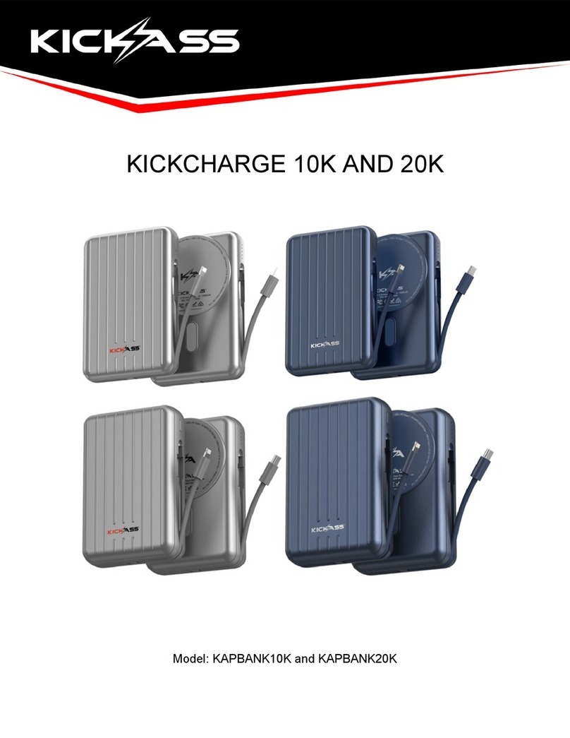 KICK ASS KICKCHARGE 10K manual