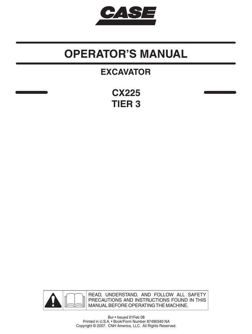 Case CX225 TIER 3 User manual