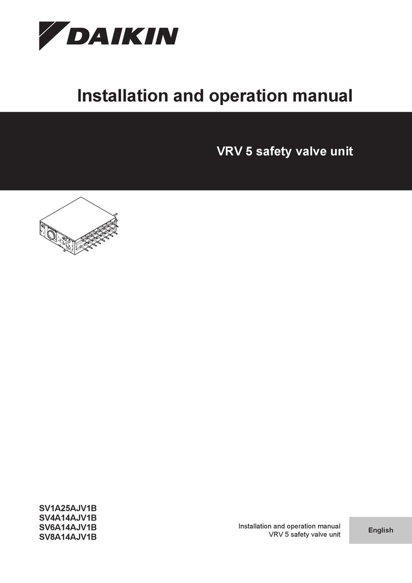 Daikin VRV 5 Installation and operation manual