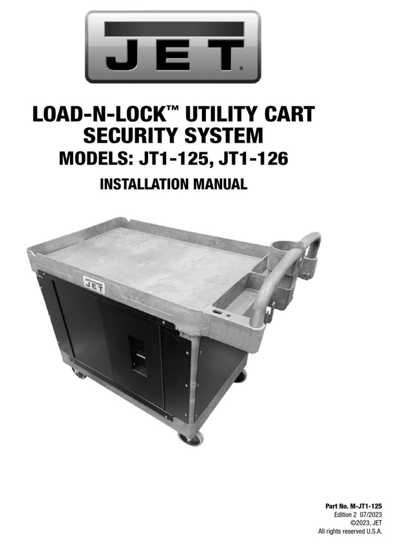 Jet LOAD-N-LOCK JT1-125 installation manual