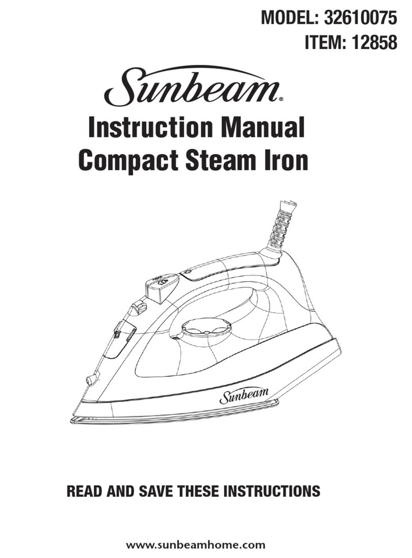 Sunbeam 32610075 instruction manual