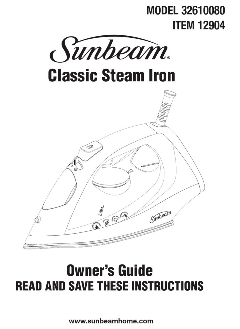 Sunbeam 32610080 User manual