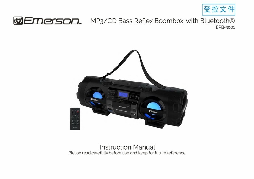 Emerson EPB-3001 instruction manual