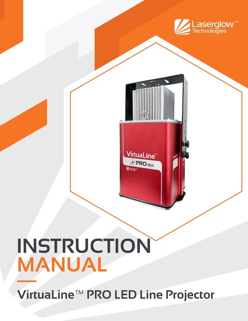 Laserglow VirtuaLine PRO LED Line instruction manual