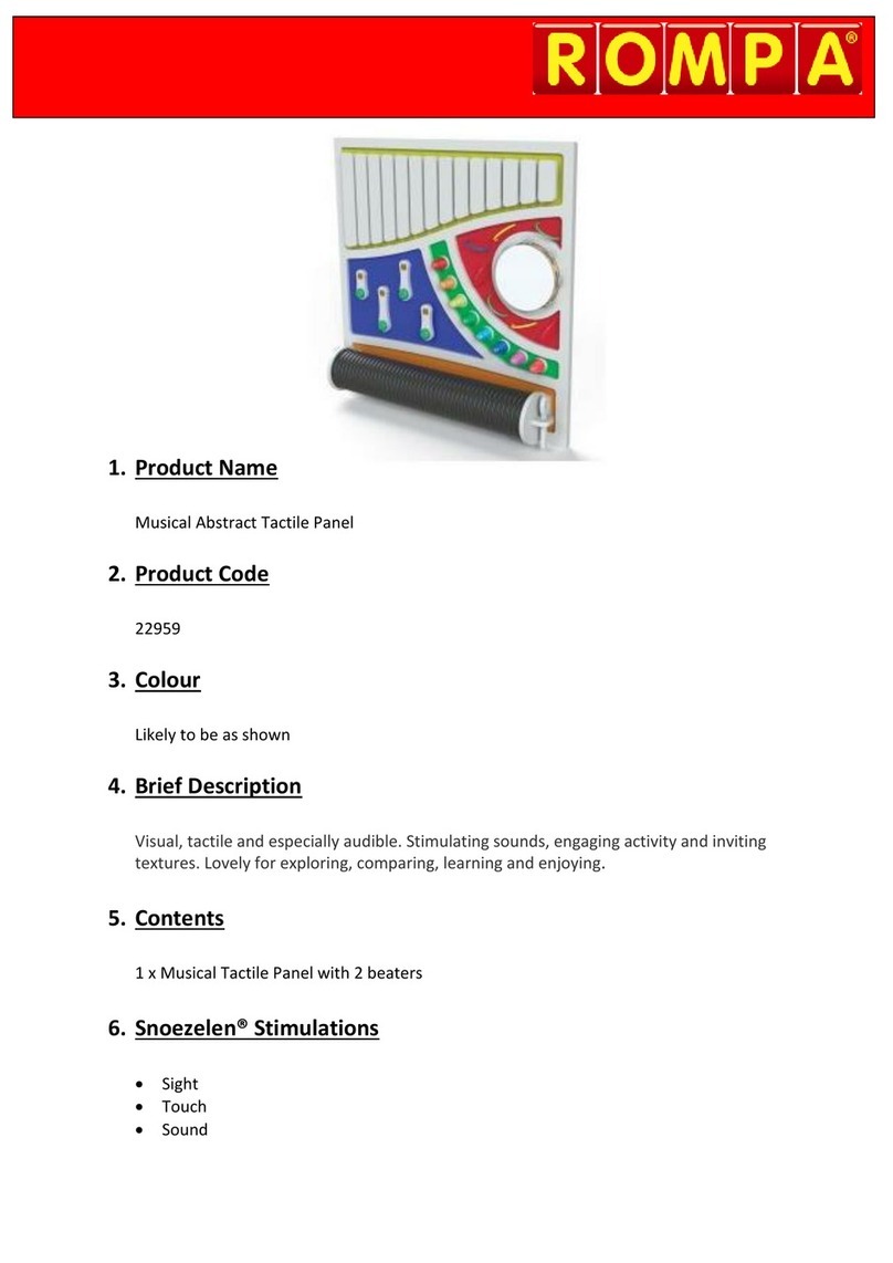Rompa Musical Abstract Tactile Panel manual