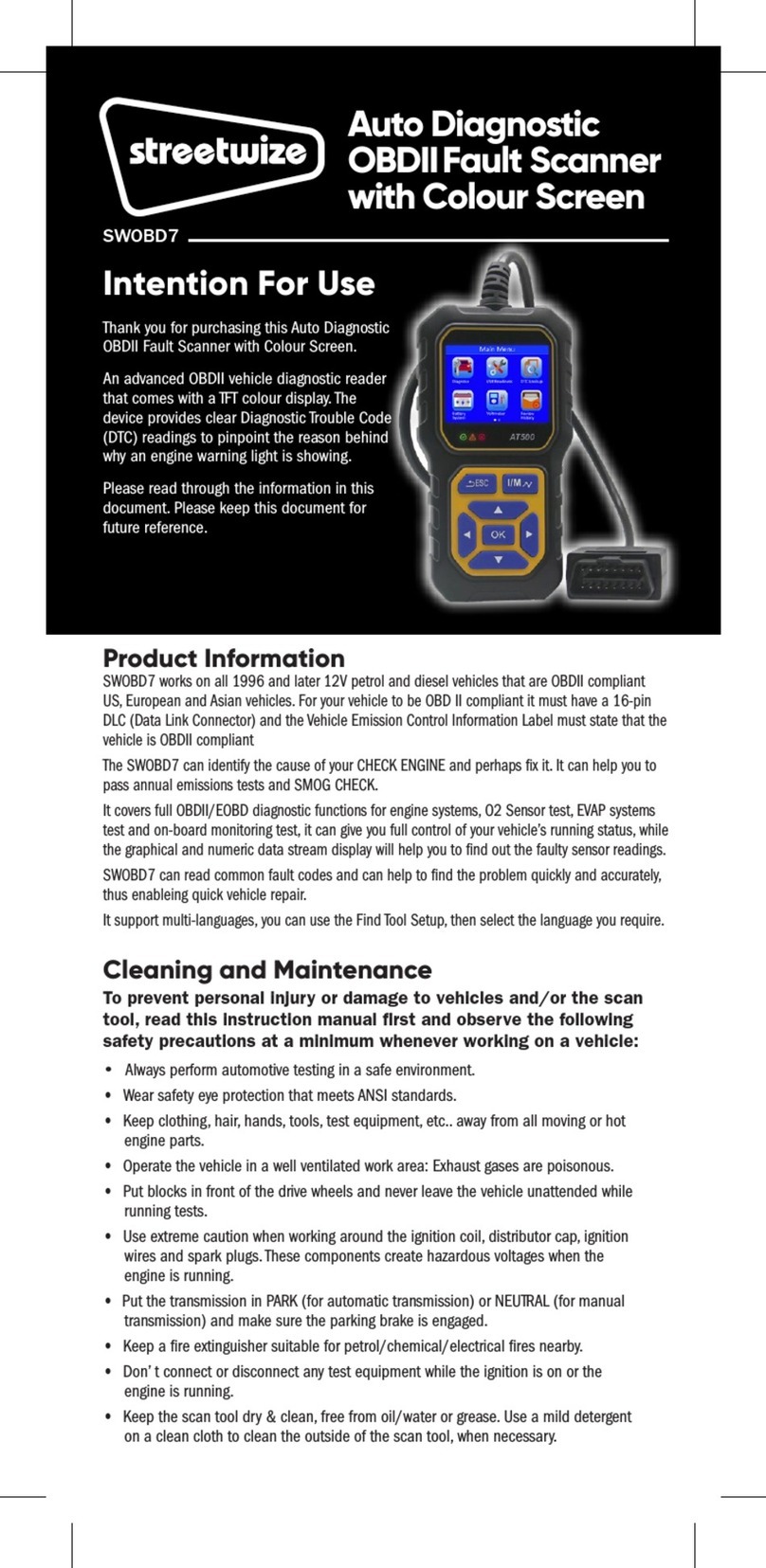 Streetwize SWOBD7 manual