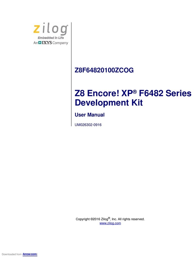 IXYS zilog Z8 Encore! XP F6482 Series user manual