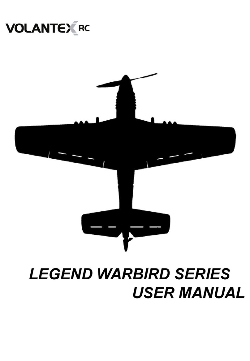 EXHOBBY VOLANTEXRC LEGEND WARBIRD Series user manual