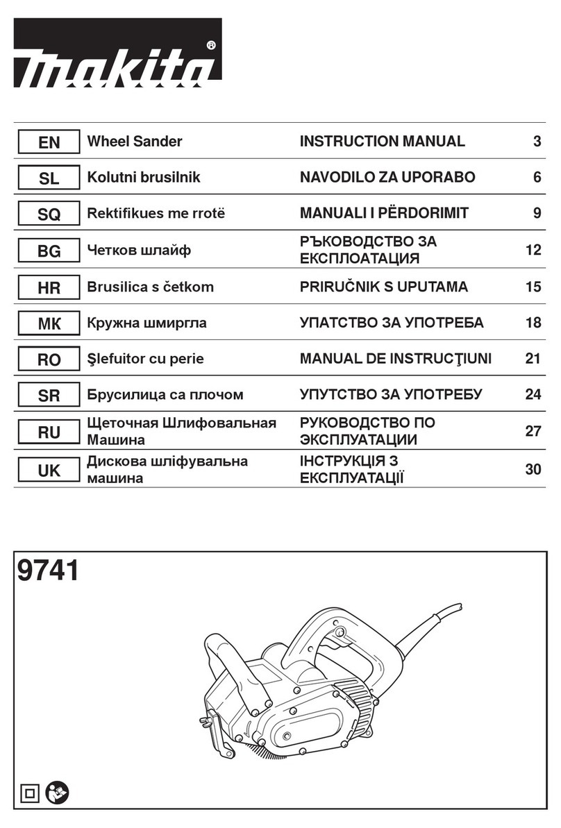 Makita 9741 instruction manual