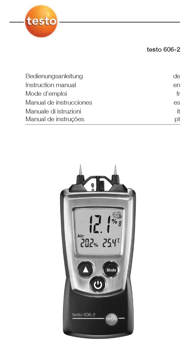 TESTO 606-2 User manual