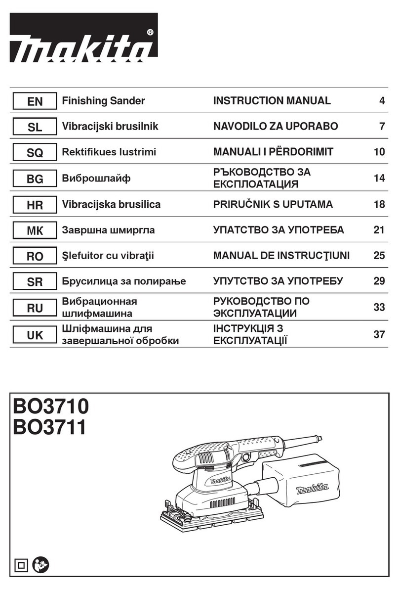 Makita BO3710 User manual Makita BO3710 User manual