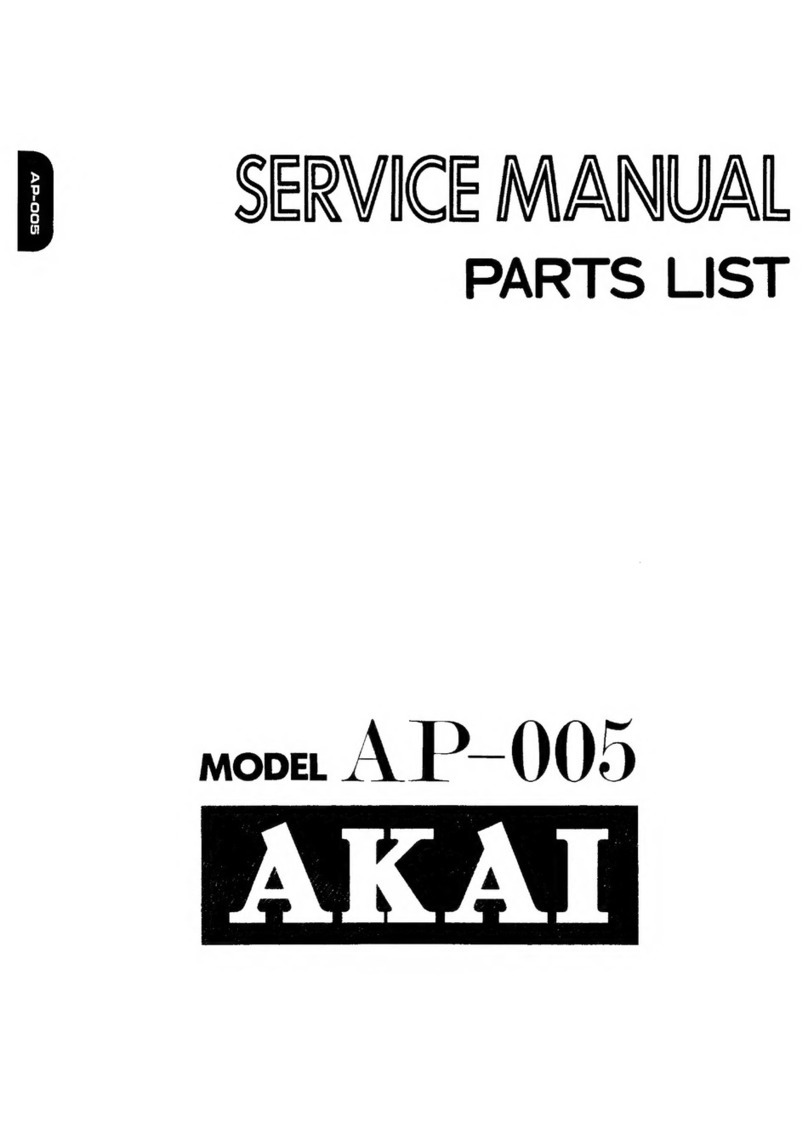 Akai AP-005 User manual
