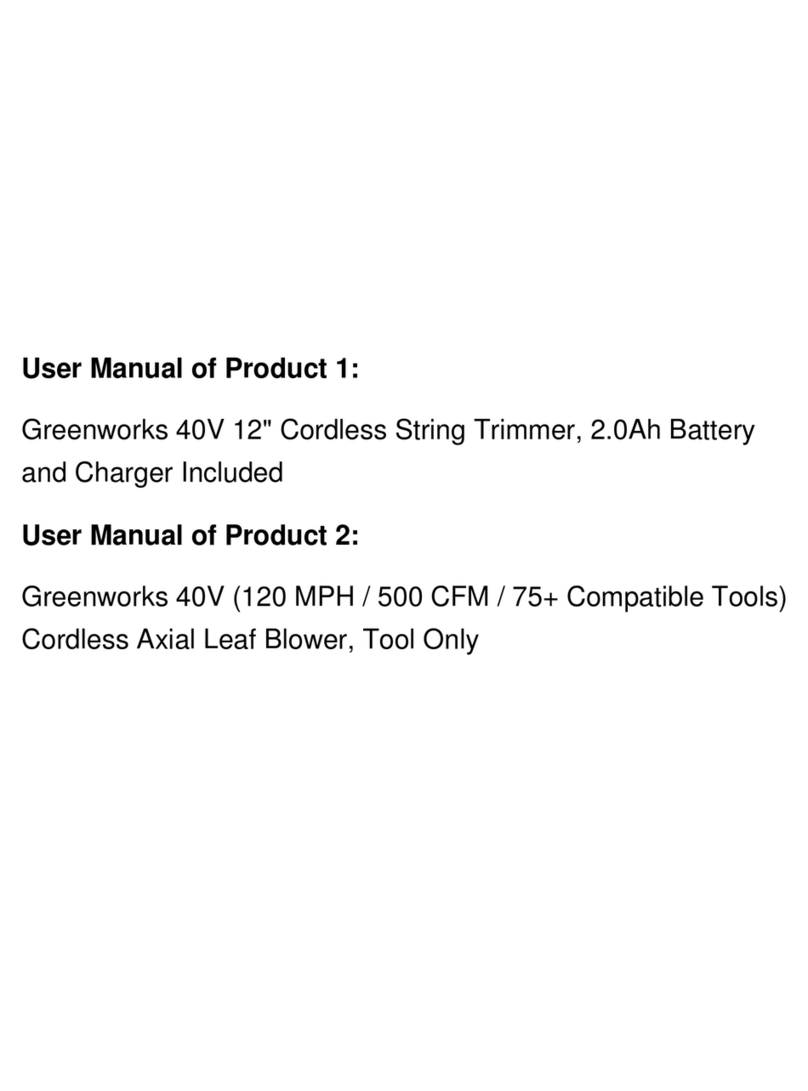 GreenWorks STF305 Operator's manual