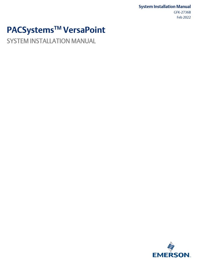 Emerson PACSystems VersaPoint User guide