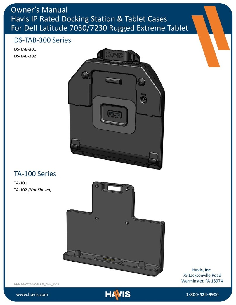 Havis DS-TAB-300 Series owner's manual Havis DS-TAB-300 Series owner's manual