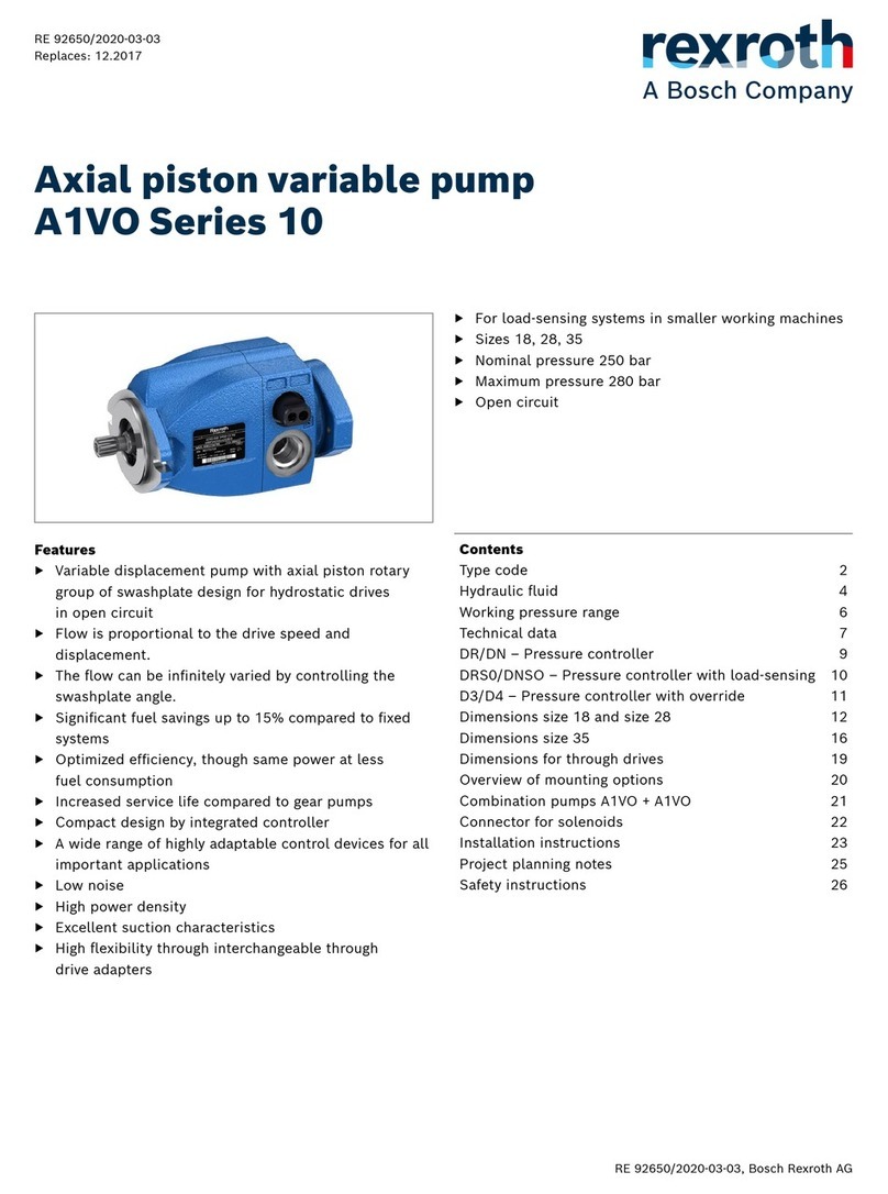 Bosch rexroth 10 Series User manual