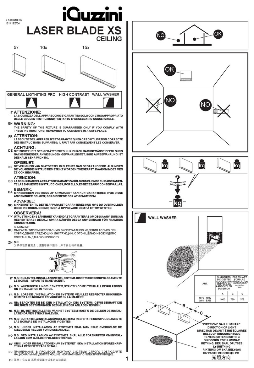 iGuzzini QI79 User manual