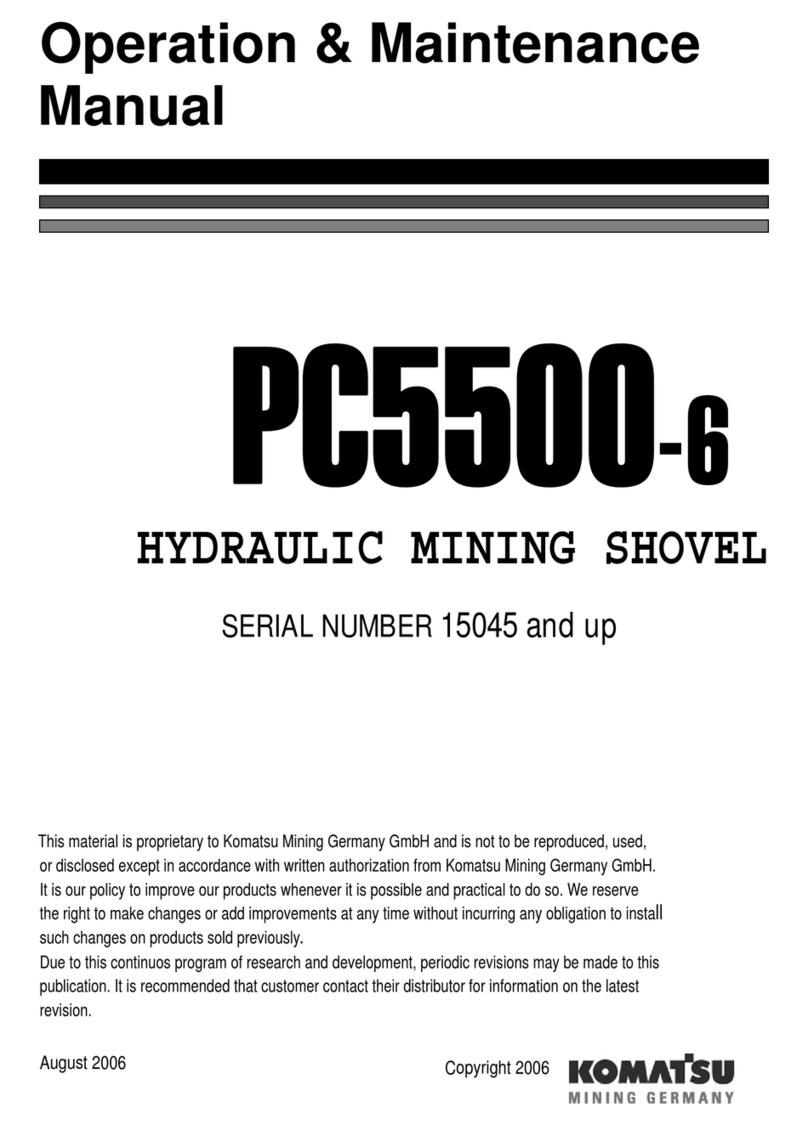 Komatsu 15045 Operation & maintenance manual