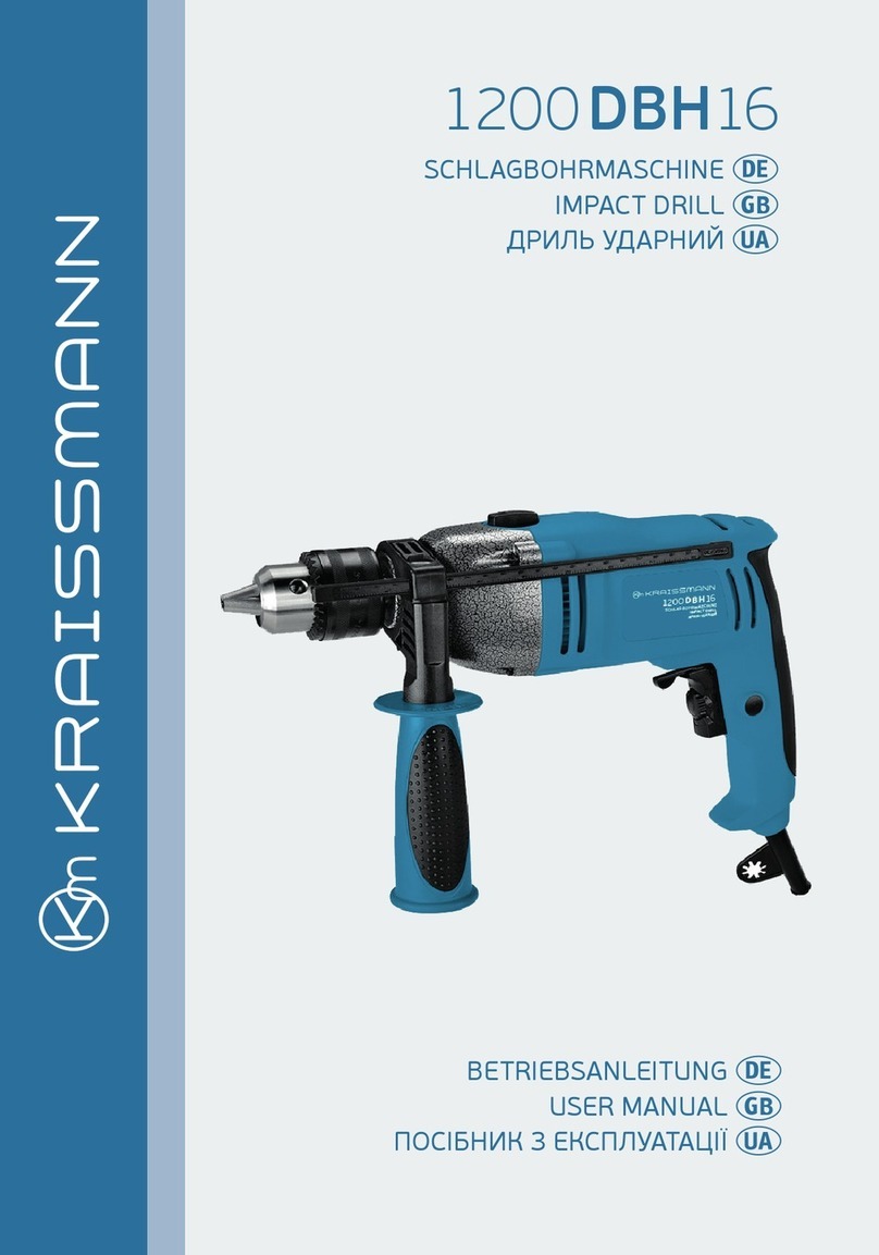 Kraissmann 1200DBH16 user manual