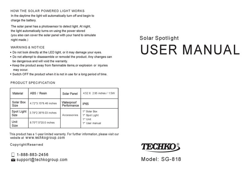Techko SG-818 user manual