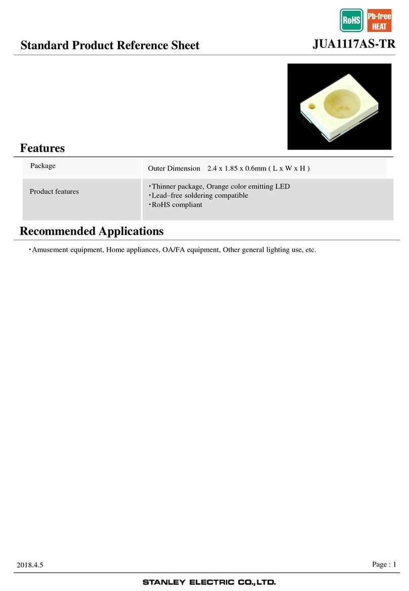 Stanley Electric JUA1117AS-TR Product reference sheet