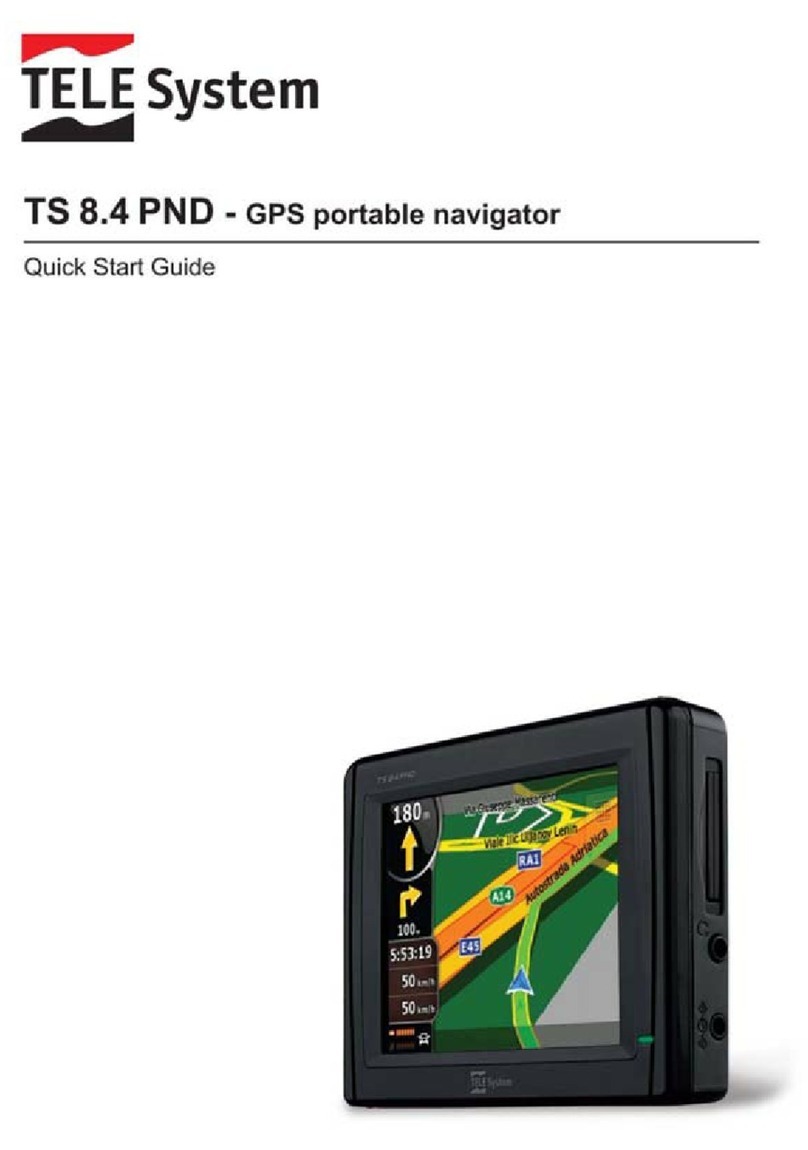 Telesystem TS 8.4 PND quick start guide