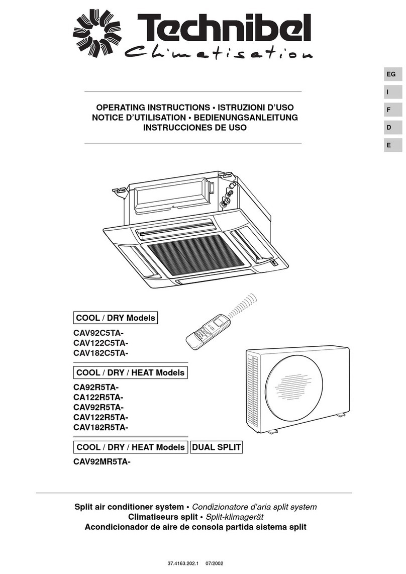 Technibel CAV92C5TA Series User manual
