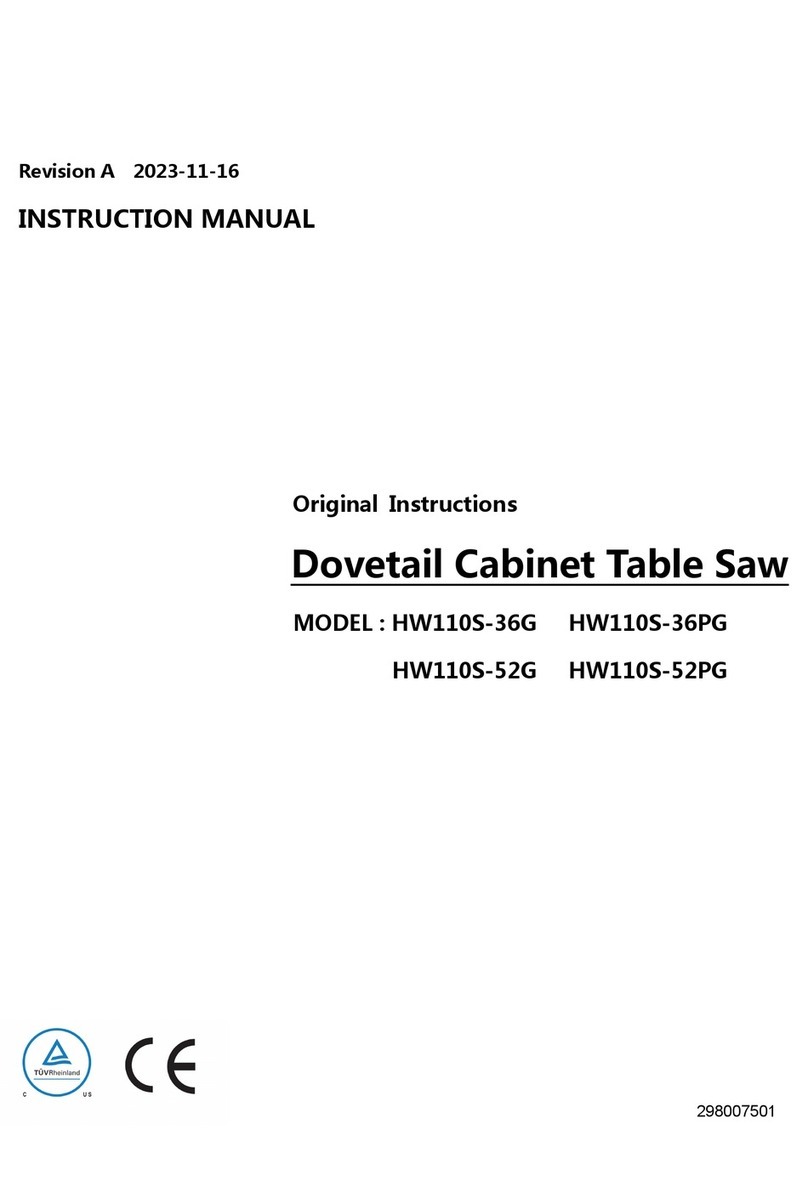HARVEY HW110S-36G instruction manual