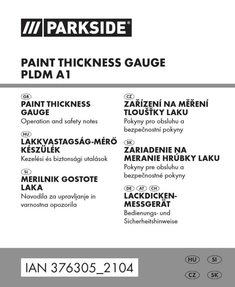 Parkside PLDM A1 User manual