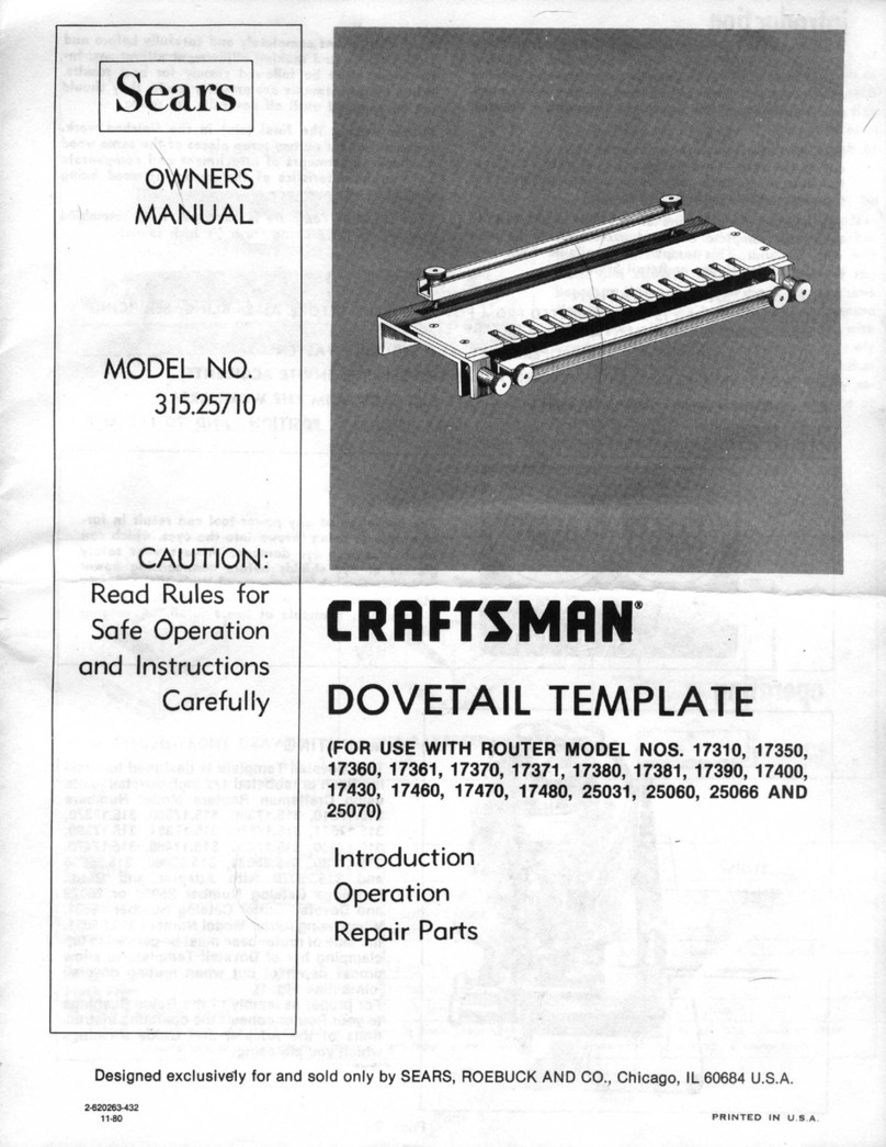 Sears CRAFTSMAN 315.25710 User manual