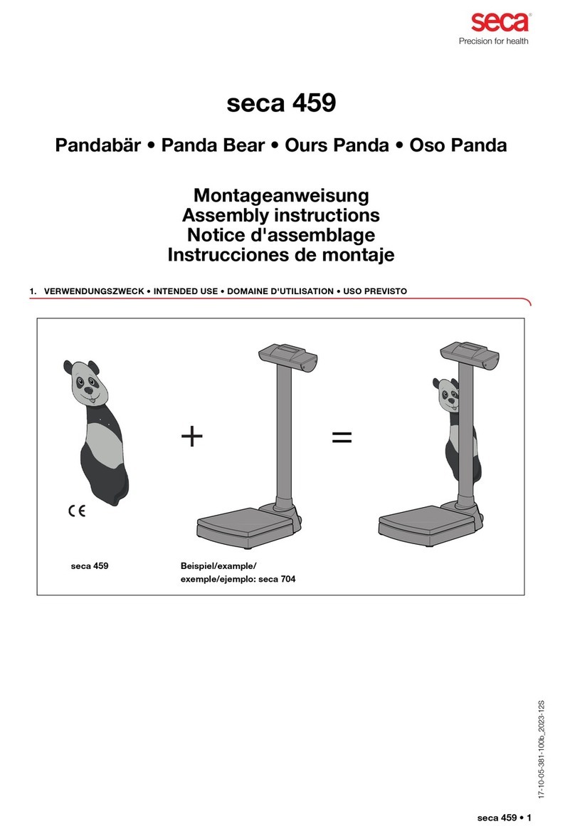 Seca 459 User manual