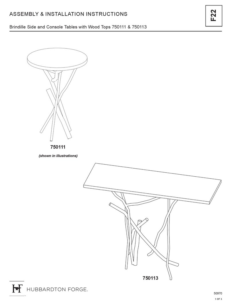 Hubbardton Forge 750111 Assembly/installation instructions Hubbardton Forge 750111 Assembly/installation instructions