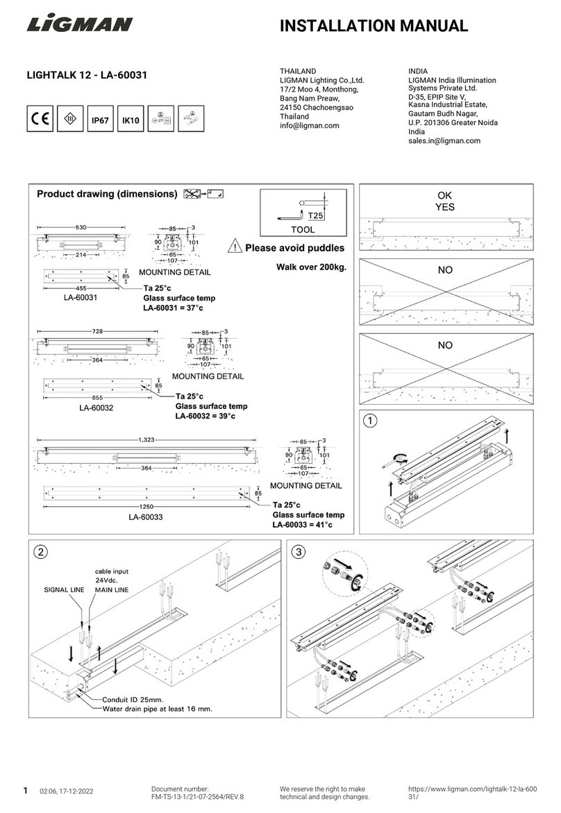 LIGMAN LA-60031 installation manual