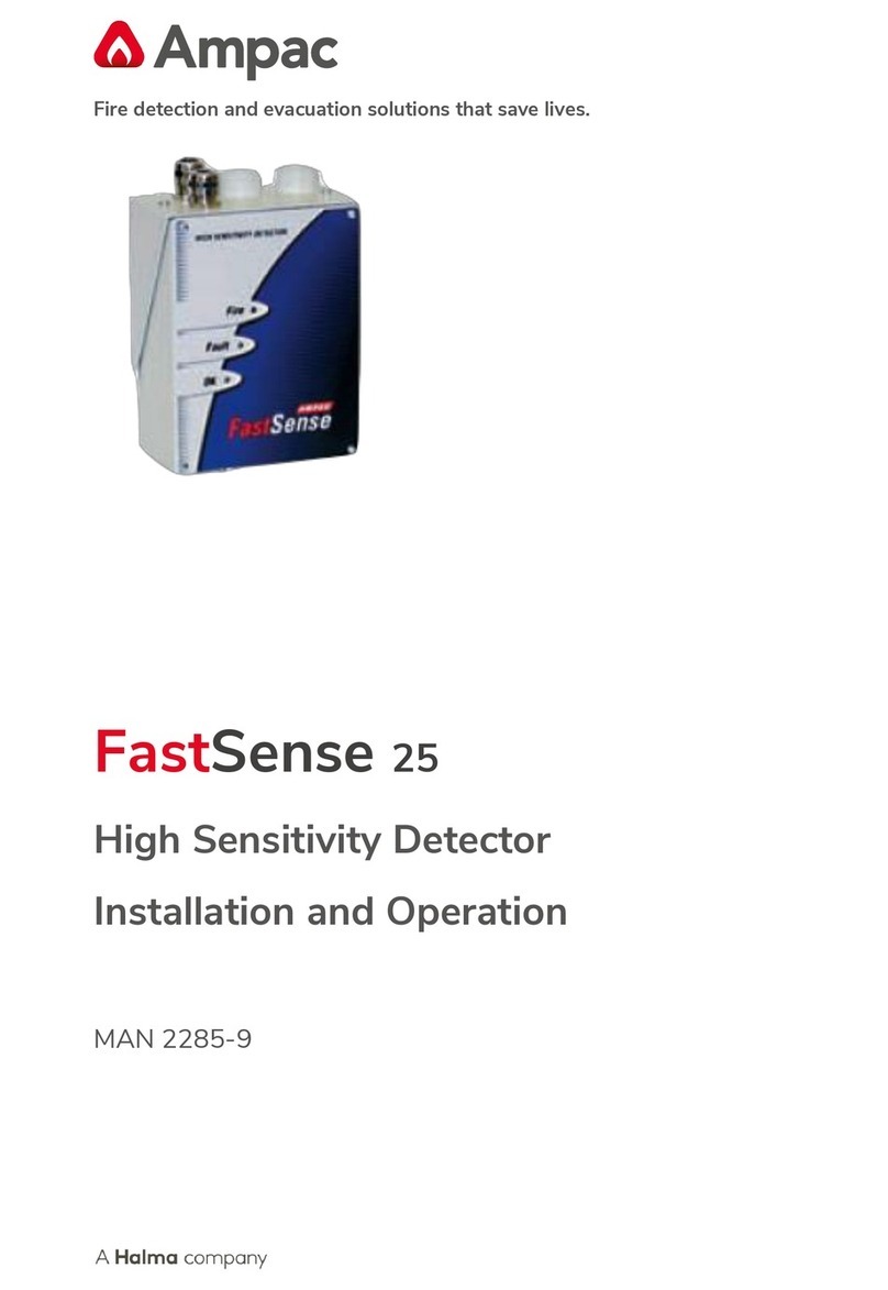 Halma Ampac FastSense 25 Installation & operation