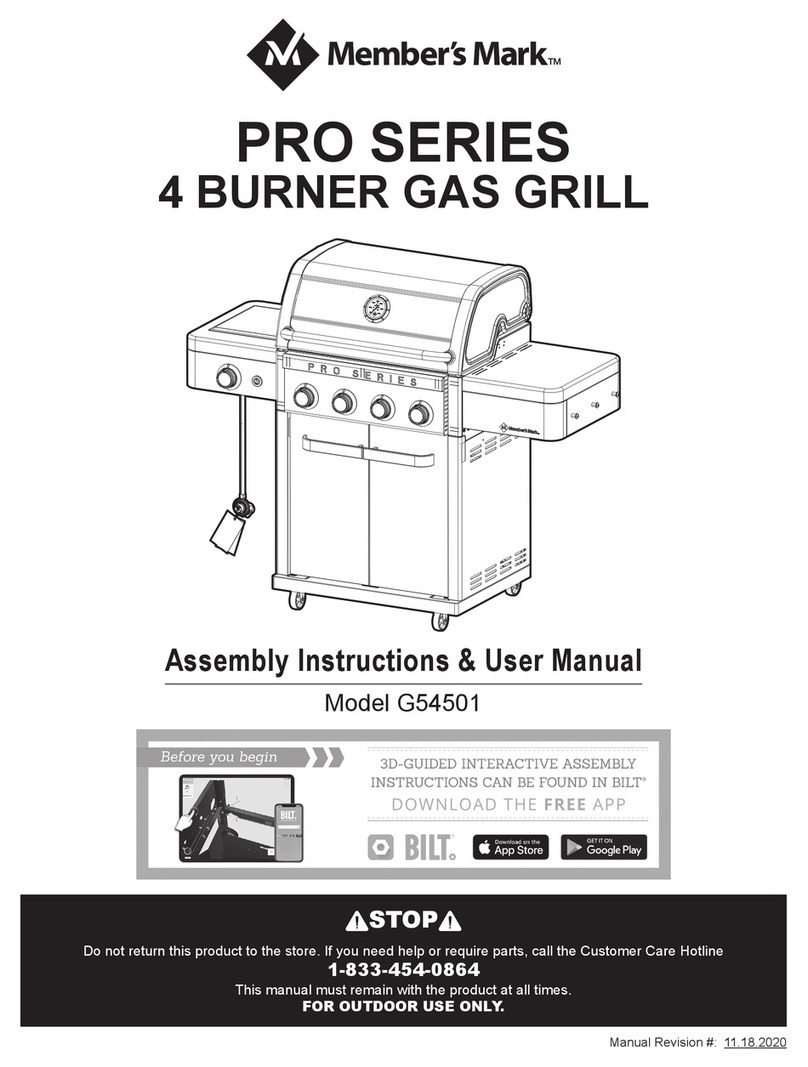 Members Mark PRO G54501 Owner's manual