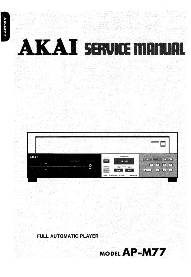 Akai AP-M77 User manual