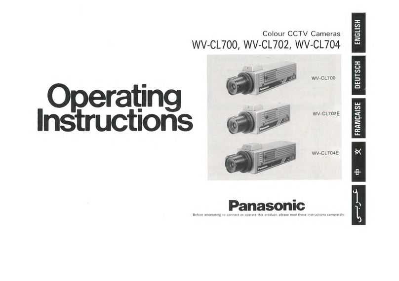 Panasonic WV-CL700 User manual