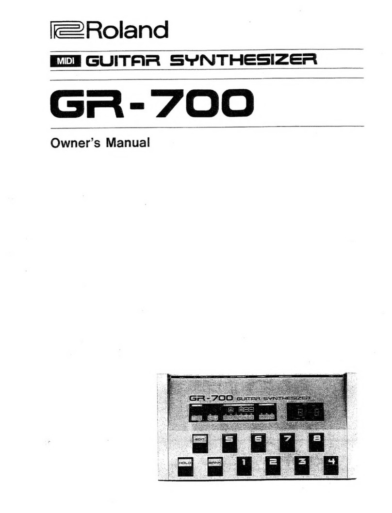 Roland GR-700 User manual