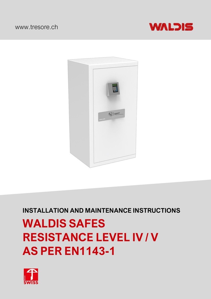 WALDIS First 850 Installation and maintenance instructions