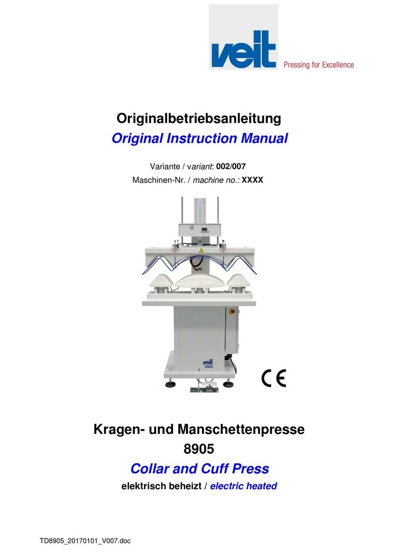 Veit 8905 Original instruction manual